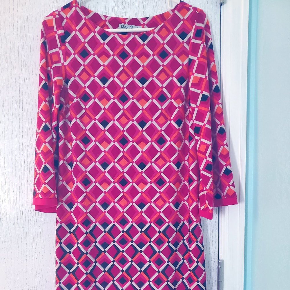 Eliza J long-sleeved sheath dress